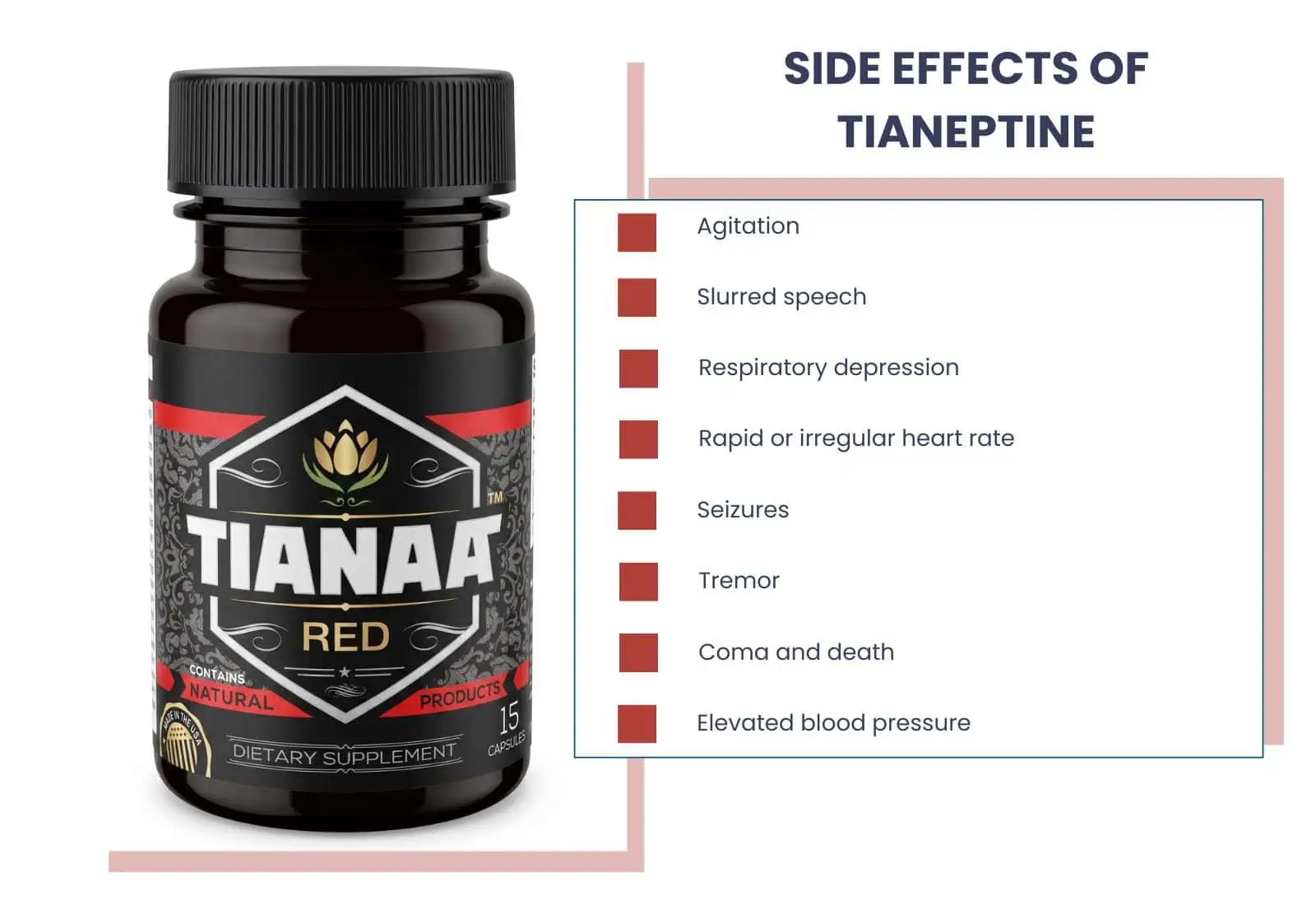 side effects of Tianeptine